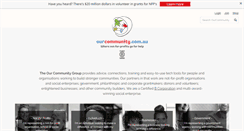 Desktop Screenshot of ourcommunity.com.au