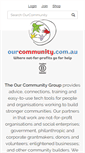 Mobile Screenshot of ourcommunity.com.au