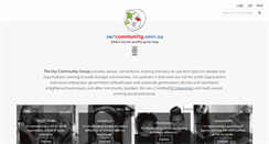 Desktop Screenshot of ourcommunity.org.au